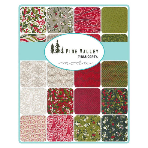 Moda Fabric Pre Cuts Moda Pine Valley Mini Charm 30740MC  - The Sewing Studio