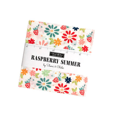 Moda Fabric Pre Cuts Moda Raspberry Summer Charm Pack 37960PP  - The Sewing Studio for sale UK - The Sewing Studio