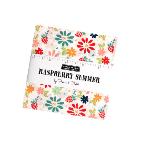 Moda Fabric Pre Cuts Moda Raspberry Summer Charm Pack 37960PP  - The Sewing Studio