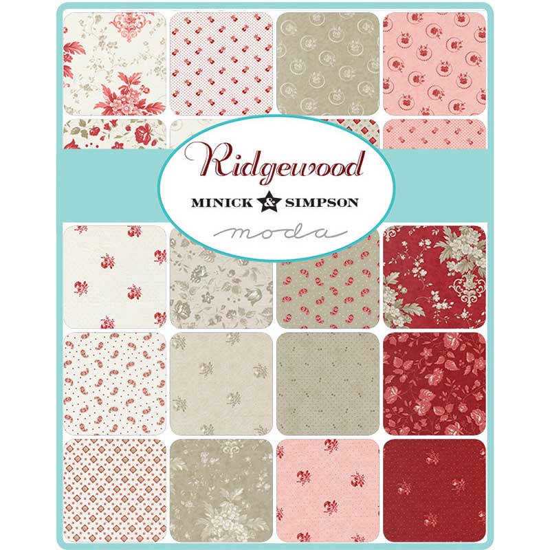 Moda Fabric Pre Cuts Moda Ridgewood Jelly Roll 14970JR  - The Sewing Studio