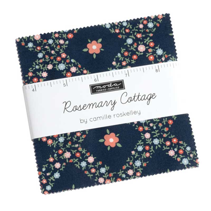 Moda Fabric Pre Cuts Moda Rosemary Cottage Charm Pack 55310PP  - The Sewing Studio