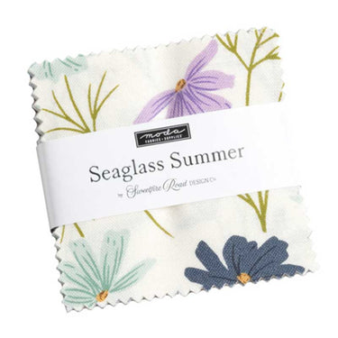 Moda Fabric Pre Cuts Moda Seaglass Summer Mini Charm 43180MC  - The Sewing Studio for sale UK - The Sewing Studio