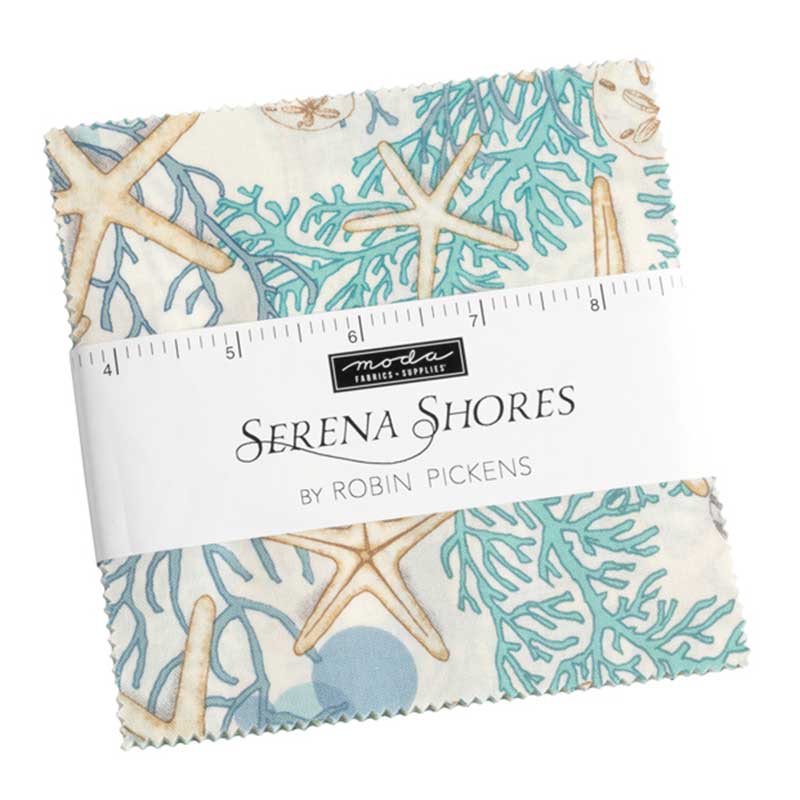 Moda Fabric Pre Cuts Moda Serena Shores Charm Packs 48770PP  - The Sewing Studio