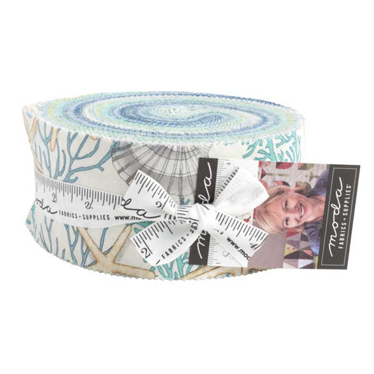 Moda Fabric Pre Cuts Moda Serena Shores Jelly Rolls 48770JR  - The Sewing Studio