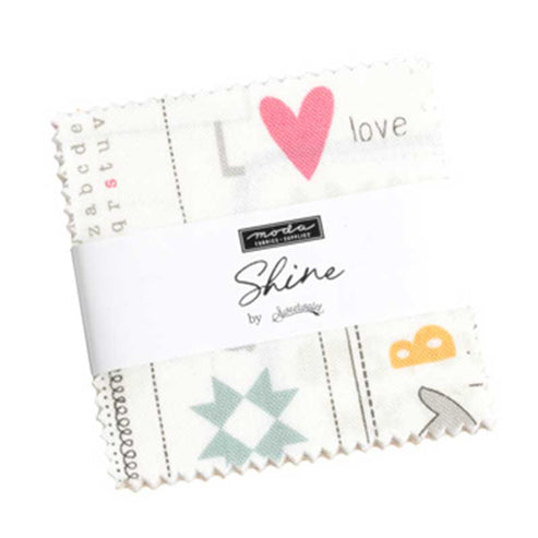 Moda Fabric Pre Cuts Moda Shine Mini Charm 55670MC  - The Sewing Studio