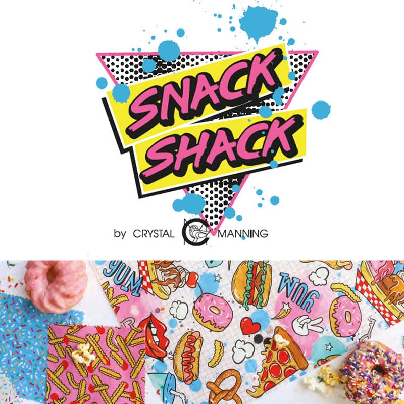 Moda Fabric Pre Cuts Moda Snack Shack Charm Pack 11940PP  - The Sewing Studio