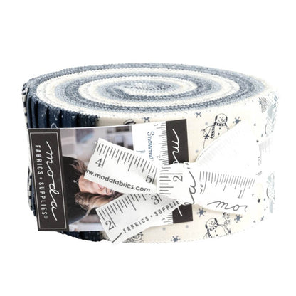 Moda Fabric Pre Cuts Moda Snowman Gatherings IV Jelly Roll 49250JR  - The Sewing Studio