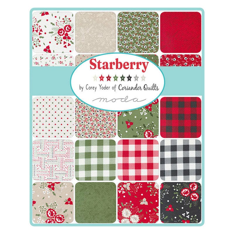 Moda Fabric Pre Cuts Moda Starberry Charm Pack 29180PP