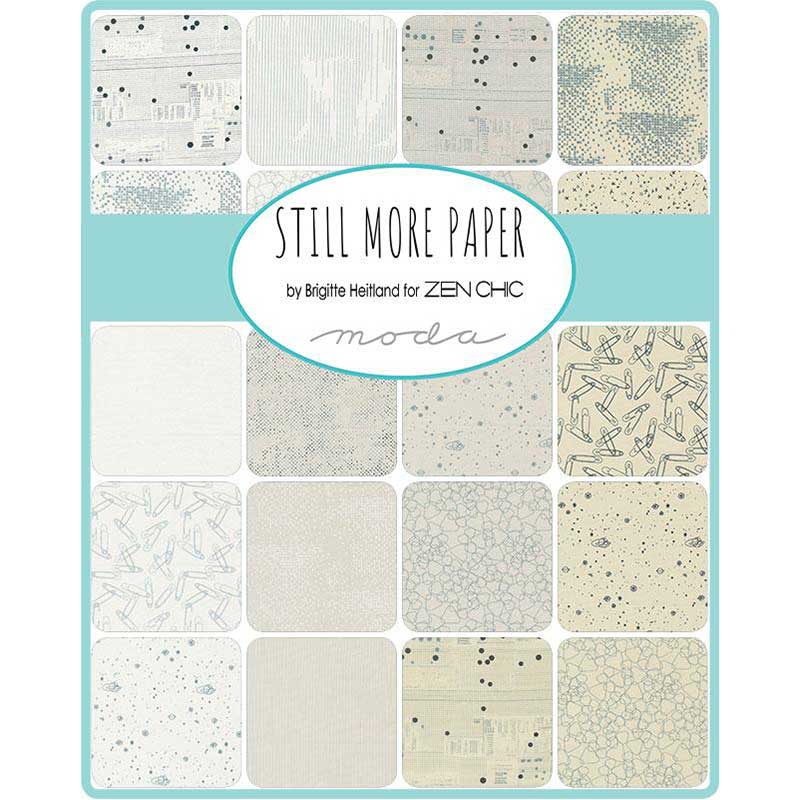 Moda Fabric Pre Cuts Moda Still More Paper Jelly Roll 1870JR  - The Sewing Studio