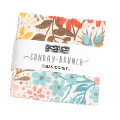 Moda Fabric Pre Cuts Moda Sunday Brunch Mini Charm 30750MC  - The Sewing Studio