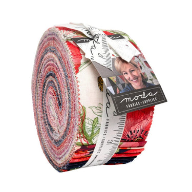 Moda Fabric Pre Cuts Moda Superbloom Jelly Roll 48780JR  - The Sewing Studio for sale UK - The Sewing Studio