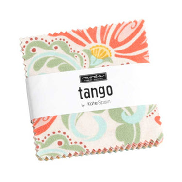 Moda Fabric Pre Cuts Moda Tango Mini Charm 27330MC  - The Sewing Studio for sale UK - The Sewing Studio