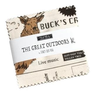 Moda Fabric Pre Cuts Moda The Great Outdoors Mini Charm 20880MC