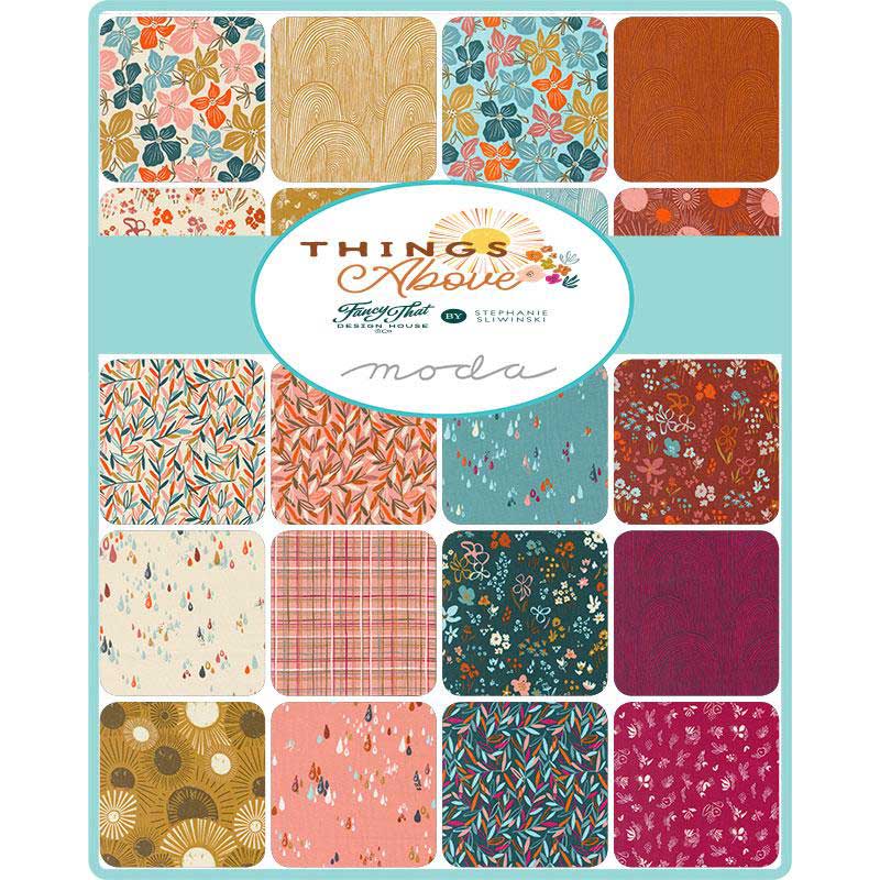 Moda Fabric Pre Cuts Moda Things Above Charm Pack 45610PP  - The Sewing Studio