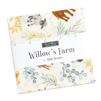 Moda Fabric Pre Cuts Moda Willows Farm Charm Pack 56100PP  - The Sewing Studio