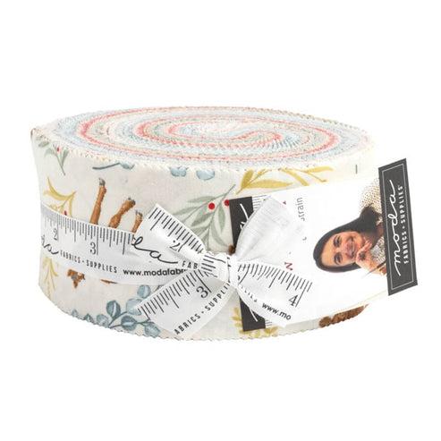 Moda Fabric Pre Cuts Moda Willows Farm Jelly Roll 56100JR  - The Sewing Studio