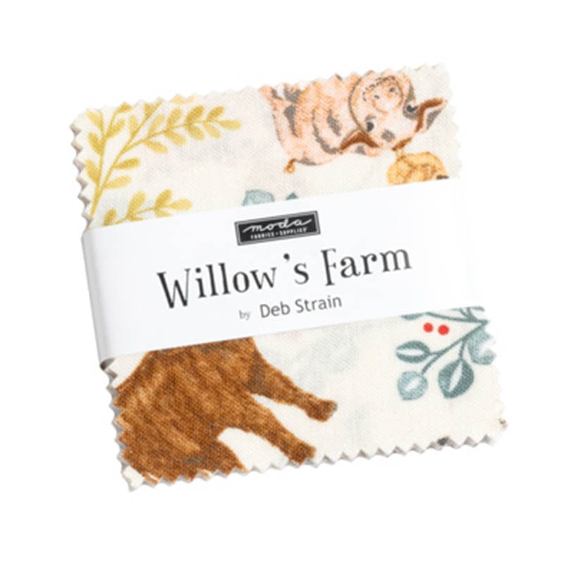 Moda Fabric Pre Cuts Moda Willows Farm Mini Charm 56100MC  - The Sewing Studio