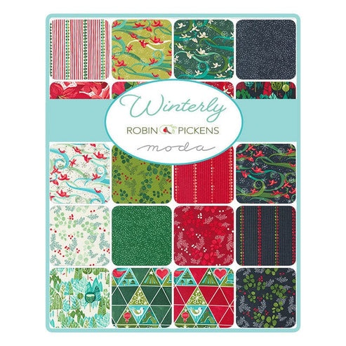 Moda Fabric Pre Cuts Moda Winterly Jelly Roll 48760JR