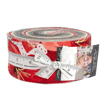 Moda Fabric Pre Cuts Moda Winterly Jelly Roll 48760JR  - The Sewing Studio