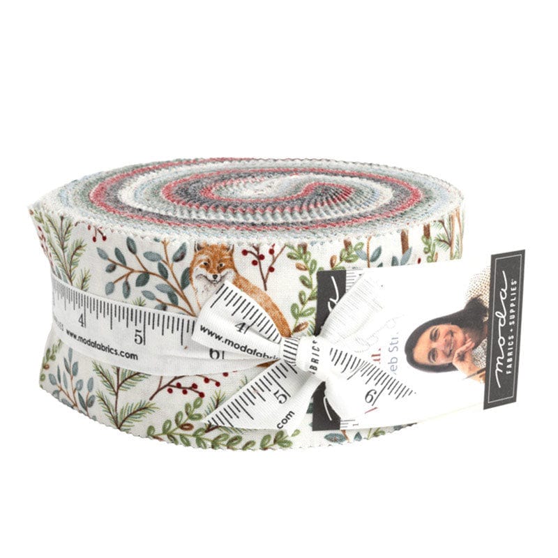 Moda Fabric Pre Cuts Moda Woodland Winter Jelly Roll 56090JR