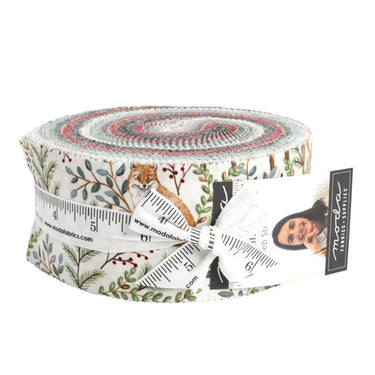 Moda Fabric Pre Cuts Moda Woodland Winter Jelly Roll 56090JR