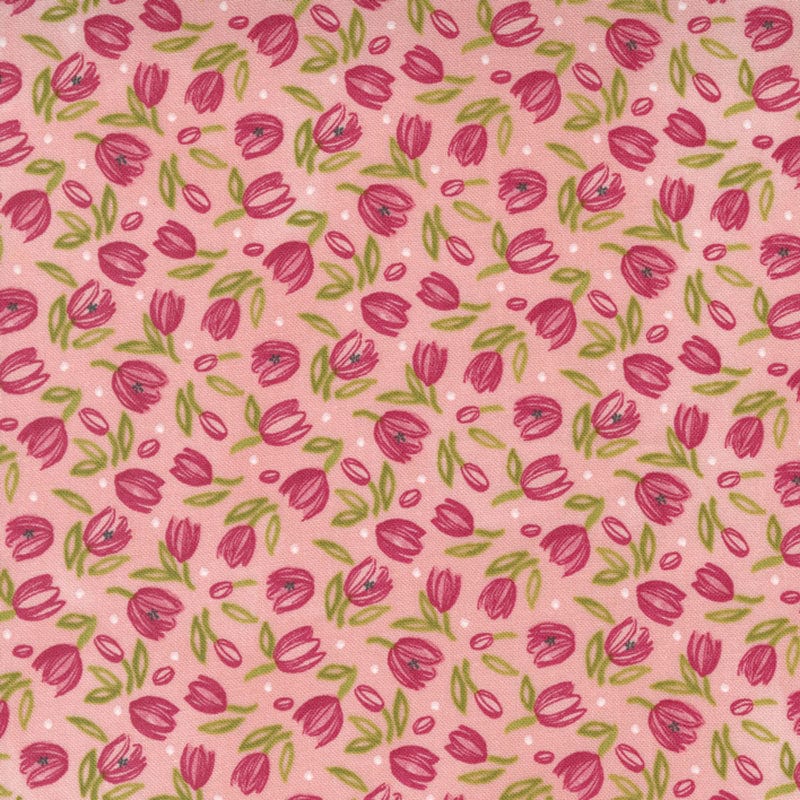 Moda Fabric Moda Tulip Tango  - The Sewing Studio