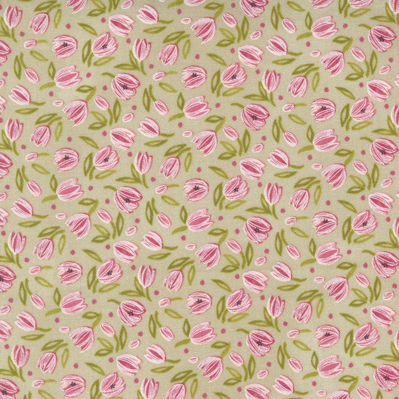 Moda Fabric Moda Tulip Tango  - The Sewing Studio