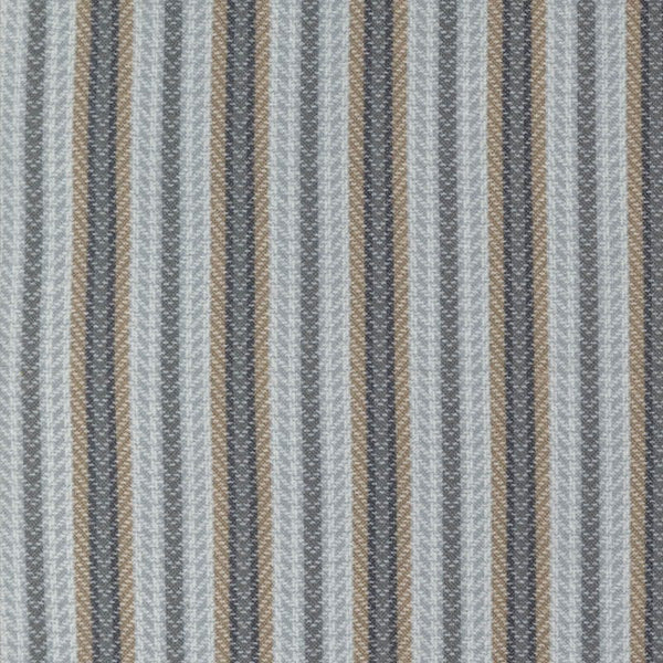 Moda Farmhouse Flannels Iii Blanket Stripe Pewter 49275-14F Main Image