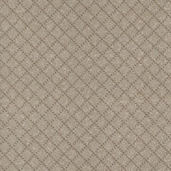 Moda Farmhouse Flannels Iii Diamond Grid Cocoa 49271-13F Main Image