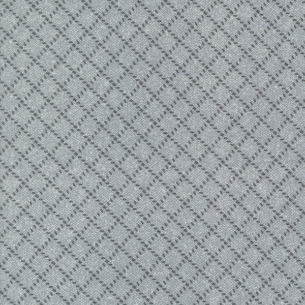 Moda Farmhouse Flannels Iii Diamond Grid Pewter 49271-14F Main Image