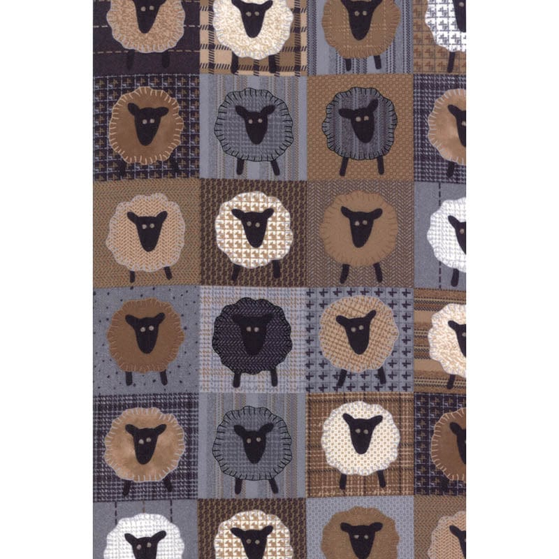 Moda Farmhouse Flannels Iii Wooly Sheep Multi Colour 49108-12F Main Image