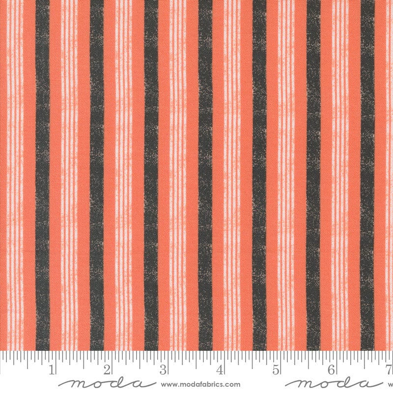 Moda Hey Boo Stripe Soft Pumpkin 5214-12 Ruler Image