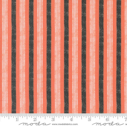 Moda Hey Boo Stripe Soft Pumpkin 5214-12 Ruler Image