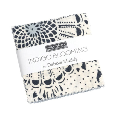 Moda Indigo Blooming Mini Charm 48090MC