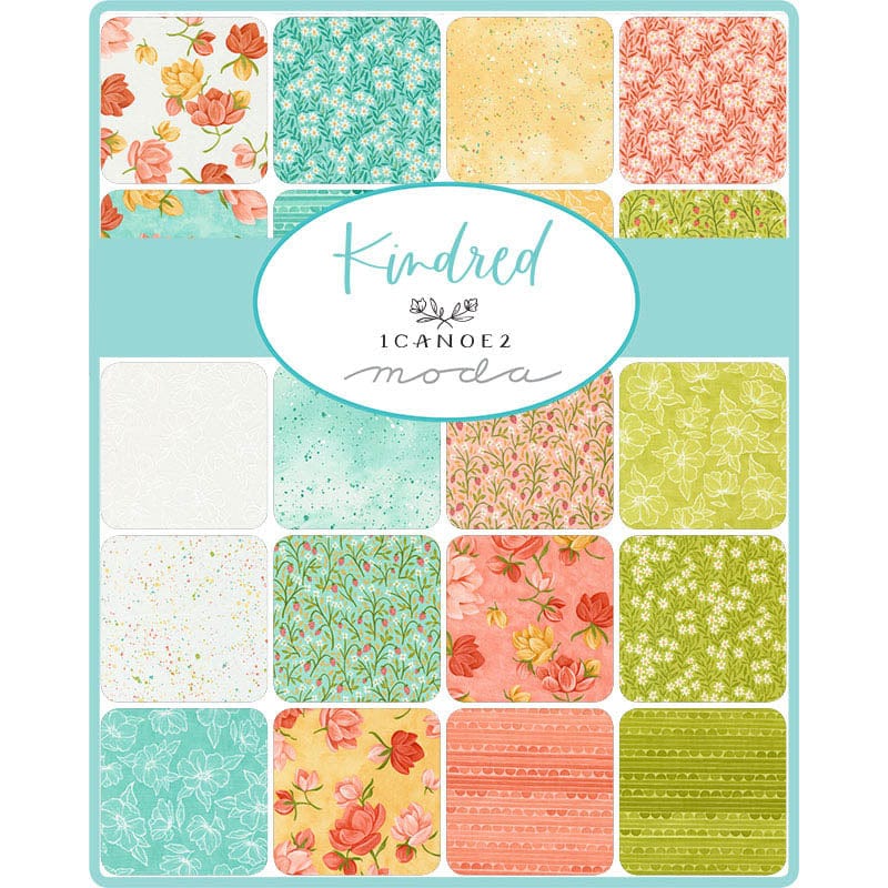 Moda Kindred Fat Quarter Pack 22 Piece 36070AB Swatch Image