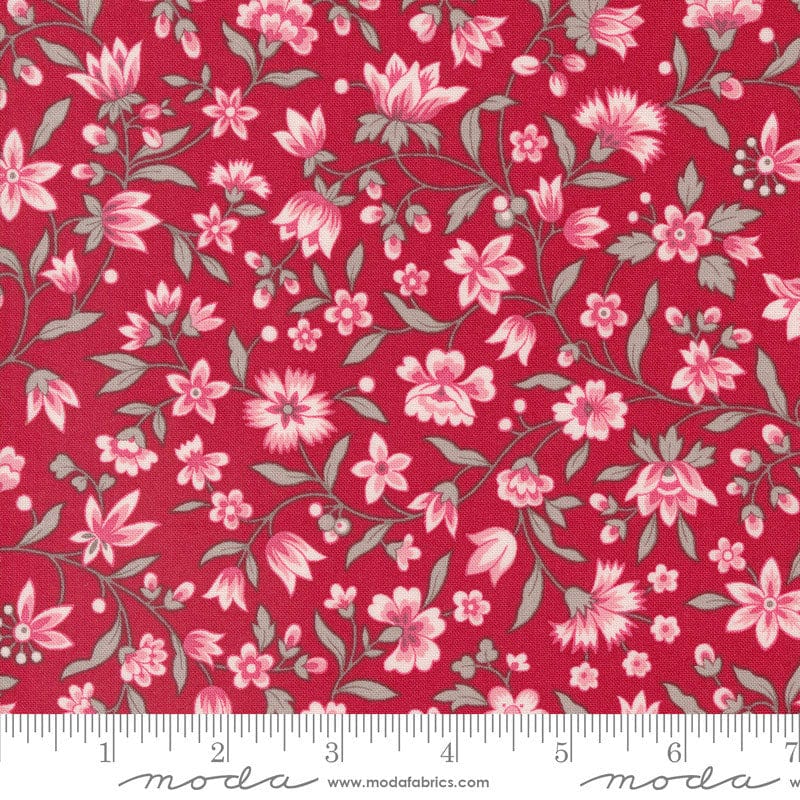 Moda My Summer House Flowers Rose 3041-15 Ruler Image