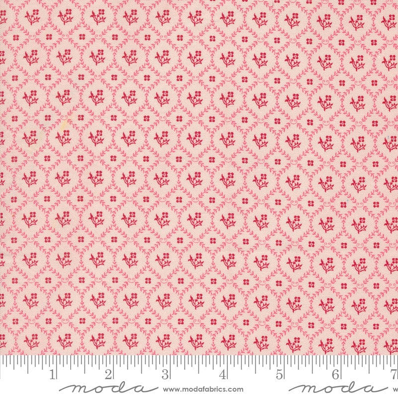 Moda My Summer House Trellis Blush 3042-16 Ruler Image