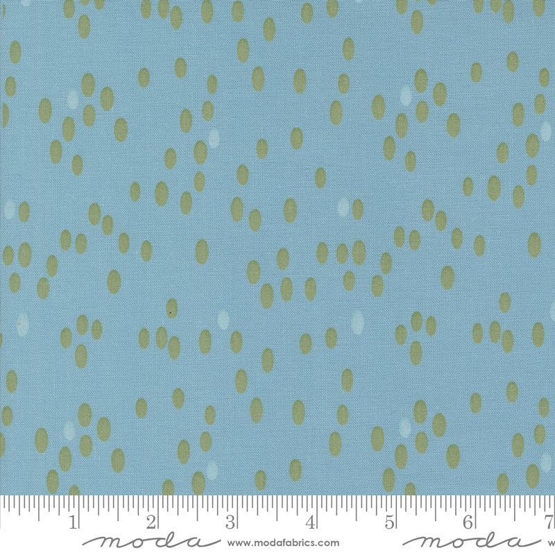 Moda Olive You Dots Glacier 1882-15 Ruler Image