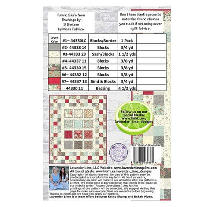 Moda Patterns Collections For A Cause Etchings Hope Blooms Pattern  - The Sewing Studio