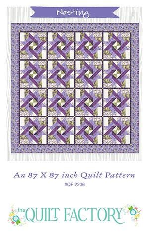 Moda Patterns The Quilt Factory Quilt Pattern Nesting  - The Sewing Studio for sale UK - The Sewing Studio