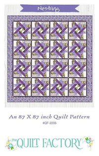 Moda Patterns The Quilt Factory Quilt Pattern Nesting  - The Sewing Studio