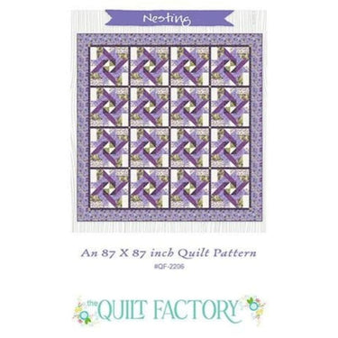 Moda Patterns The Quilt Factory Quilt Pattern Nesting  - The Sewing Studio for sale UK - The Sewing Studio