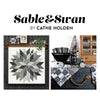 Moda Sable Swan Alphabet Ebony 7446-15 Lifestyle Image