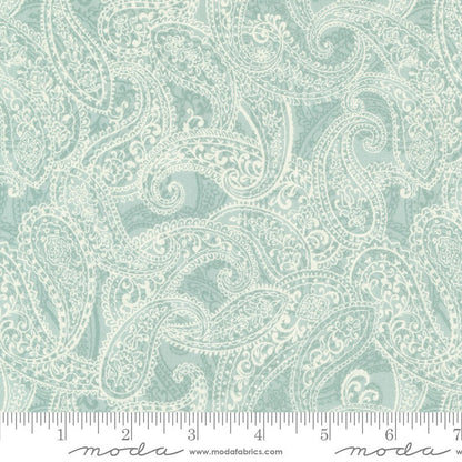 Moda Sandalwood Fleur Paisley Eucalyptus 44383-13 Ruler Image