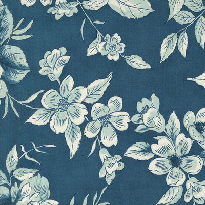 Moda Sandalwood Camellia Indigo 44381-14 Main Image