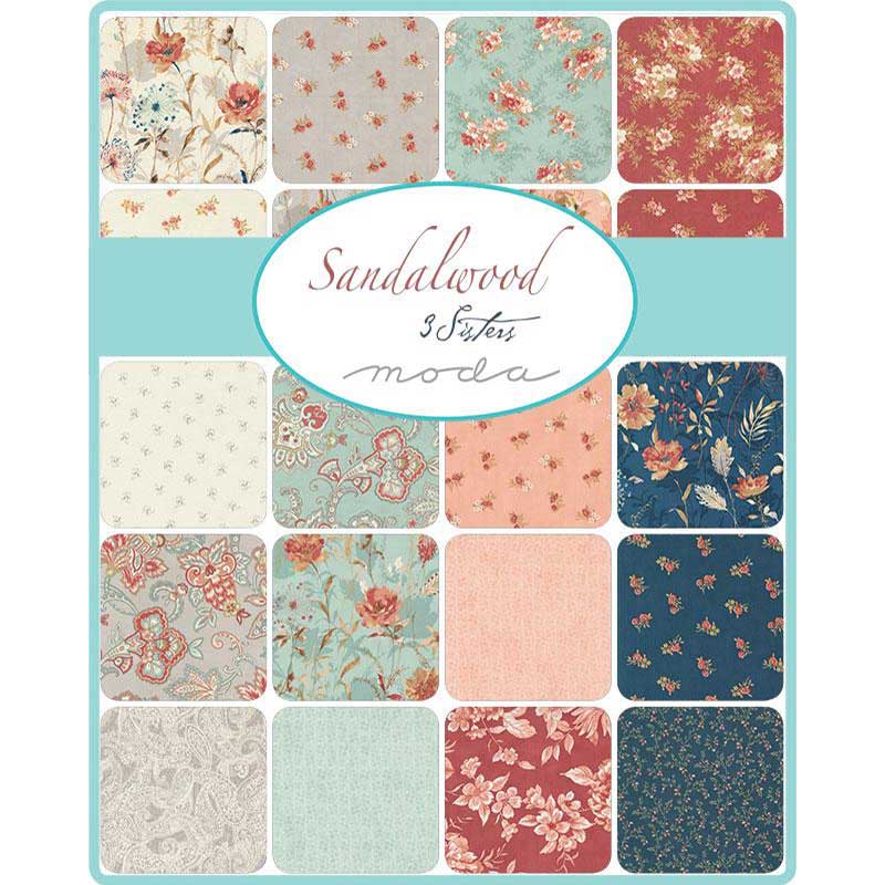 Moda Sandalwood Fat Quarter Pack 38 Piece 44380AB Swatch Image