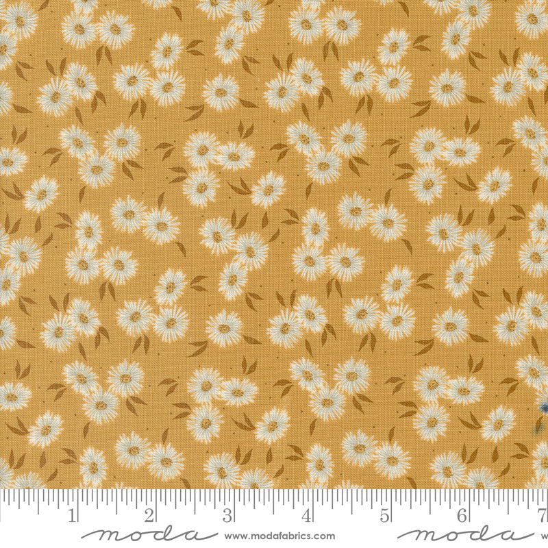 Moda Seaglass Summer Beach Asters Sunshine 43181-18 Ruler Image