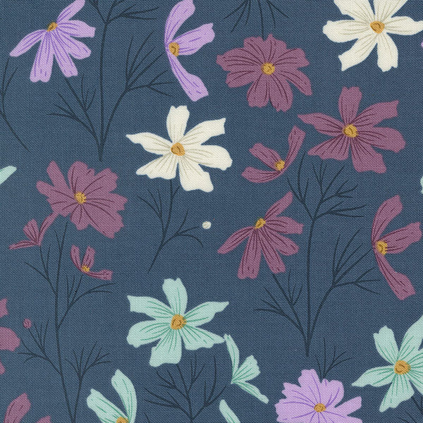 Moda Seaglass Summer Cottage Cosmo Indigo Sea 43180-13 Main Image