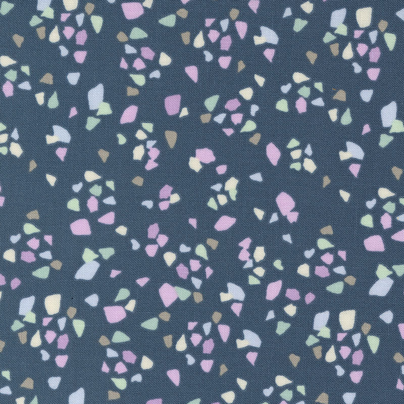 Moda Seaglass Summer Shimmering Indigo Sea 43185-13 Main Image