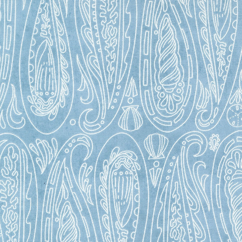 Moda Serena Shores Paisley Shells Breeze 48772-16 Main Image